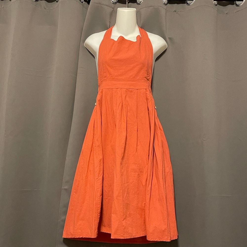 Halter backless dress